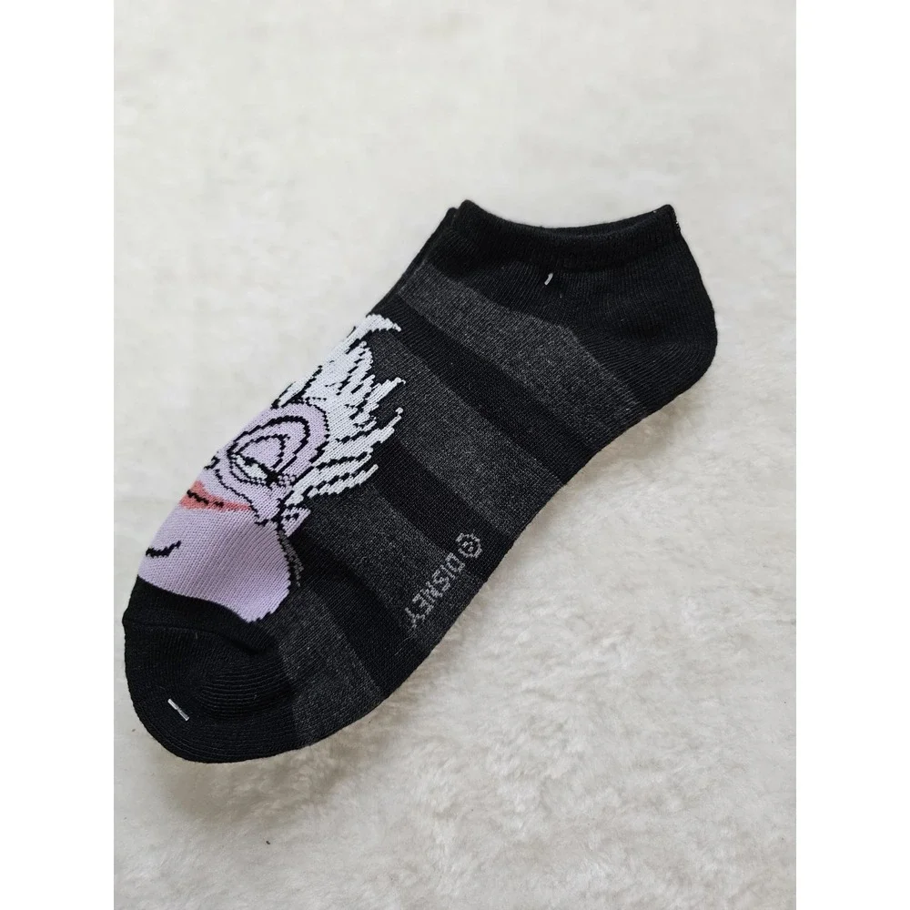 Disney The Little Mermaid Ursula No-Show Socks Women‎ Shoe Size 4-10, 1 Pair